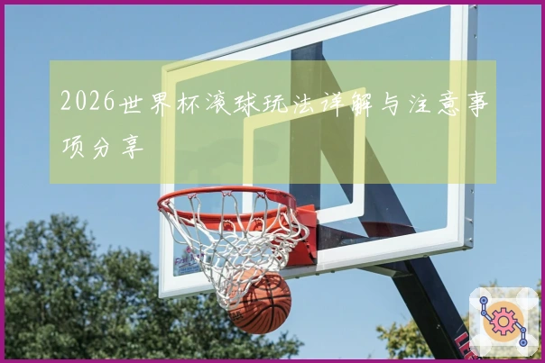 2026世界杯滚球玩法详解与注意事项分享